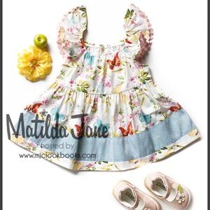 Matilda Jane Peasant Top with Flutter Sleeves